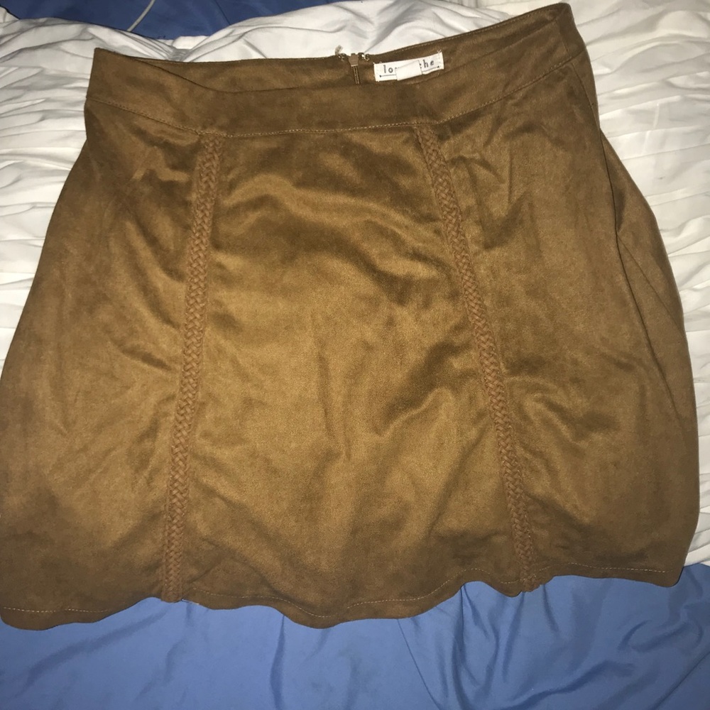 Suede Skirt